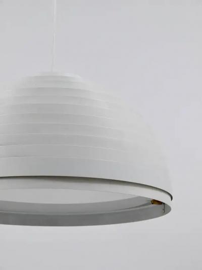  Vest Leuchten 1960s Panton Style Dynamic Lamella Ring Pendant Moon Lamp by Vest Austria