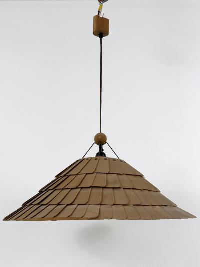  Vest Leuchten Amazing Mid Century Pendant Lamp or Hanging Light by VEST Leuchten Austria 1970s