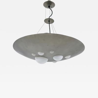  Vest Leuchten Rare Chandelier or Pendant Lamp 1840 Lochschale by VEST Leuchten Austria 1980s