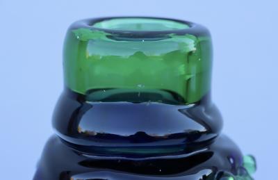  Vetri Murano 1940s Murano Glass Brutalist Style Vases