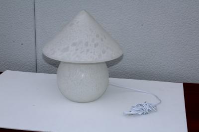  Vetri Murano 1970s Italian Glass Mushroom Murano Lamp