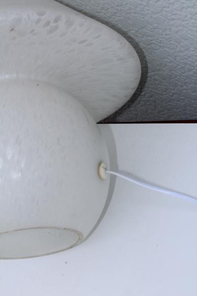  Vetri Murano 1970s Italian Glass Mushroom Murano Lamp