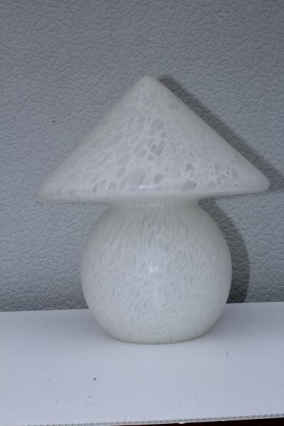  Vetri Murano 1970s Italian Glass Mushroom Murano Lamp