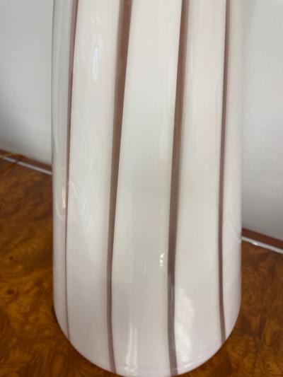  Vetri Murano Murano table lamp pair conical