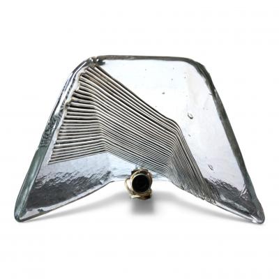  Vetri Murano Vetri Murano ice glass wall lamp 1970