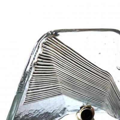  Vetri Murano Vetri Murano ice glass wall lamp 1970