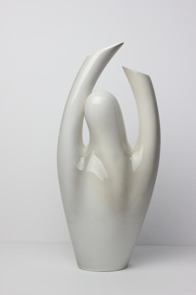  Vibi Ceramic Vase of Smiling Ghost by VIBI Italy 1960