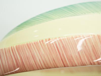  Vibi Italian glazed ceramic bowl centerpiece by ViBi Torino 1960