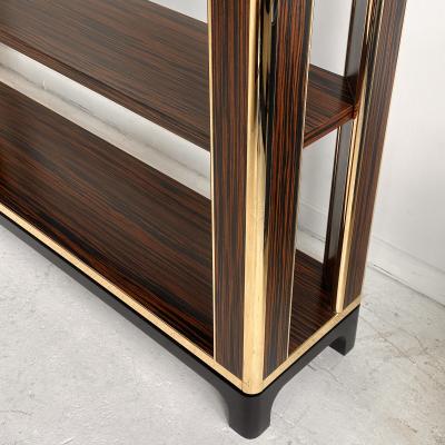  Victoria Son Brass Clad Macassar Etagere