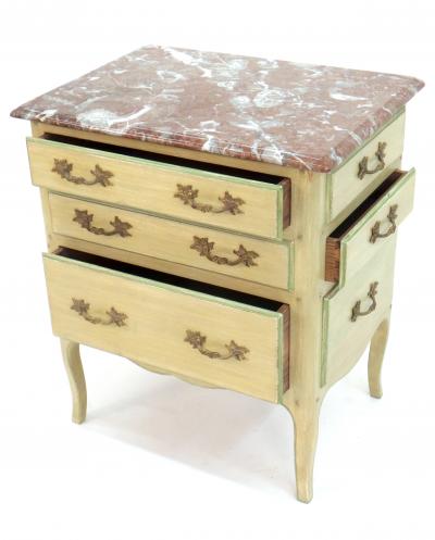  Victoria Son Louis XV Style Night Table With Drawers
