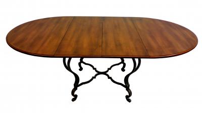  Victoria Son Louis XV Style Steel Base Table