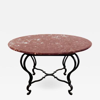  Victoria Son Louis XV Style Steel Base Table