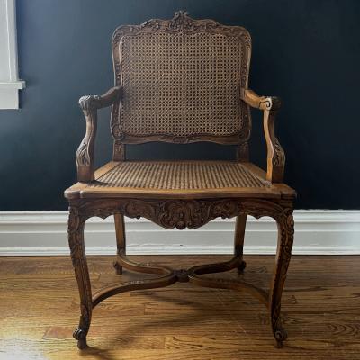 Victoria Son R gence Caned Arm Chair