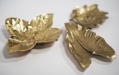  Virginia Metalcrafters VMC AMERICAN BRASS BOWLS COLEUS CRYSANTHEMUM CALLA LILY Hand Crafted TRAYS