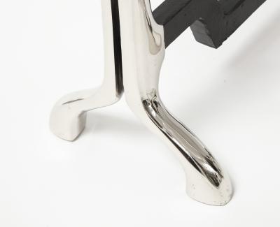  Virginia Metalcrafters VMC Nancy Ruben Modernist Andirons