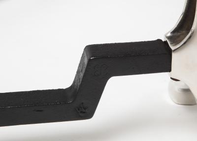  Virginia Metalcrafters VMC Nancy Ruben Modernist Andirons