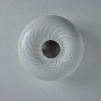  Vistosi 1960s Vistosi Blown Murano Glass Wall or Ceiling Light