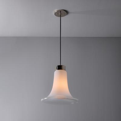  Vistosi 1960s Vistosi Model L261 Comare Blown Murano Glass Suspension Lamp