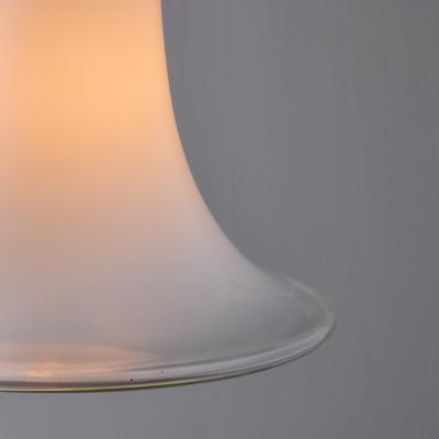  Vistosi 1960s Vistosi Model L261 Comare Blown Murano Glass Suspension Lamp