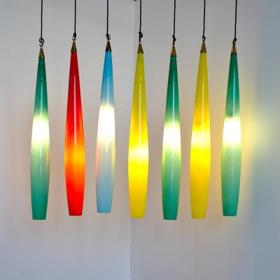  Vistosi 1960s Vistosi pendant chandelier