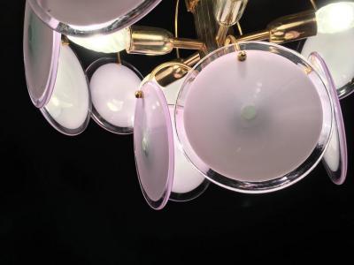  Vistosi Adorable Pair of Vistosi Chandelier 1970