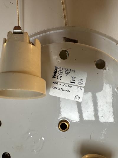  Vistosi Contemporary Pair of Murano Glass Candy Sconces by Vistosi Italy 2000s