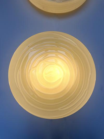  Vistosi Contemporary Pair of Murano Glass Candy Sconces by Vistosi Italy 2000s