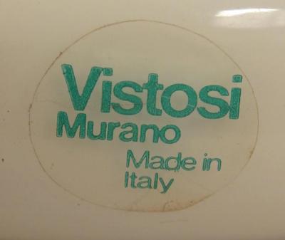  Vistosi Italian 1970s Venetian Murano Table Lamp