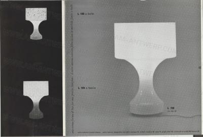  Vistosi L190 Sebenica Table Lamp by Enrico Capuzzo 1965