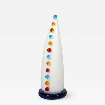  Vistosi Mid Century Modern glass table lamp by Vistosi