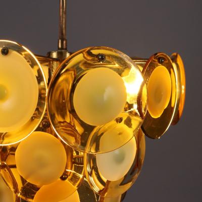  Vistosi Mid Century Murano Glass Chandelier Circa 1970