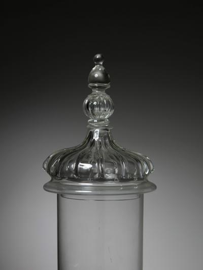  Vistosi Murano Glass Jar Attributed to Vetreria Vistosi