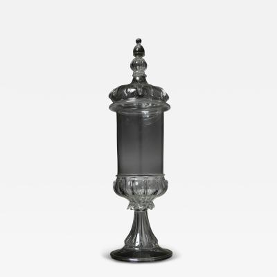  Vistosi Murano Glass Jar Attributed to Vetreria Vistosi