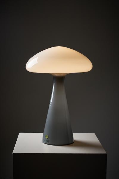  Vistosi Murano Glass Mushroom Table Lamp