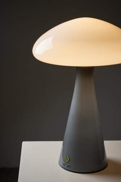  Vistosi Murano Glass Mushroom Table Lamp
