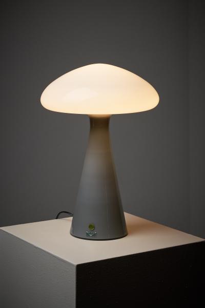  Vistosi Murano Glass Mushroom Table Lamp