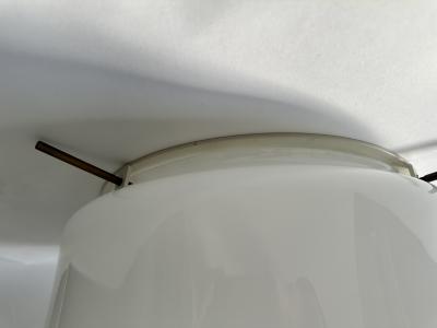  Vistosi Murano glass ceiling light by Vistosi attributed Italy circa 1960s