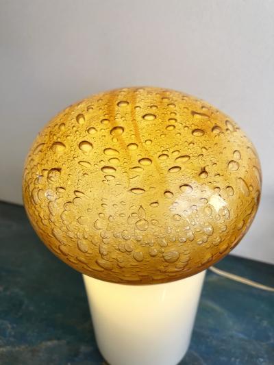  Vistosi Mushroom Bubble Murano Glass Lamp Italy 1970s