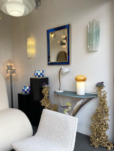  Vistosi Mushroom Bubble Murano Glass Lamp Italy 1970s