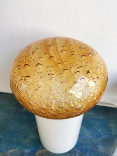  Vistosi Mushroom Bubble Murano Glass Lamp Italy 1970s
