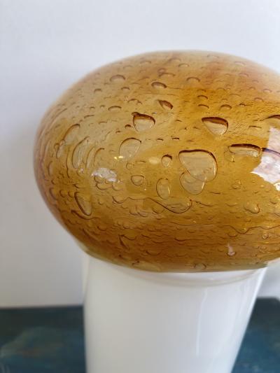  Vistosi Mushroom Bubble Murano Glass Lamp Italy 1970s