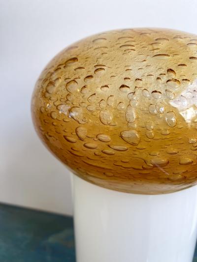  Vistosi Mushroom Bubble Murano Glass Lamp Italy 1970s