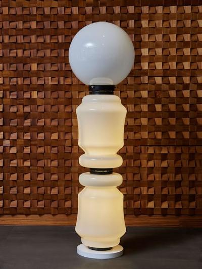  Vistosi Opaline Vistosi Floor Lamp