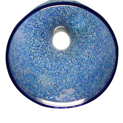  Vistosi PAIR OF BLUE COLOUR PENDANTS BY GAE AULENTI FOR VISTOSI