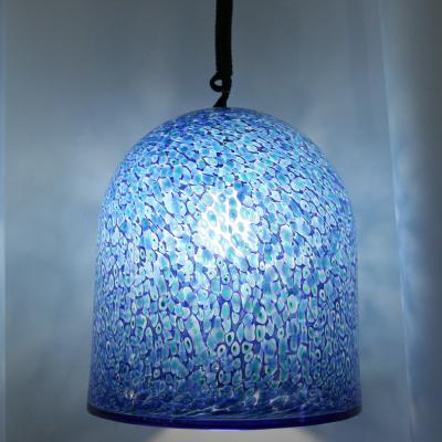  Vistosi PAIR OF BLUE COLOUR PENDANTS BY GAE AULENTI FOR VISTOSI