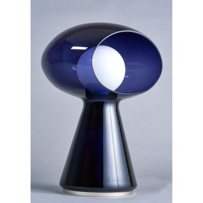  Vistosi Rare Purple Vistosi Murano Glass Table Lamp 1970s