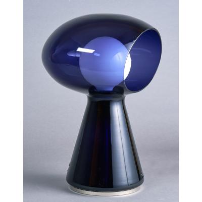  Vistosi Rare Purple Vistosi Murano Glass Table Lamp 1970s
