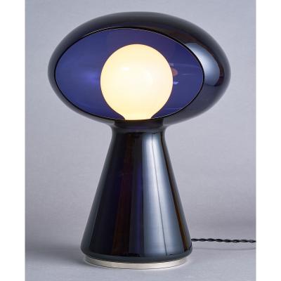  Vistosi Rare Purple Vistosi Murano Glass Table Lamp 1970s