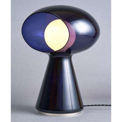  Vistosi Rare Purple Vistosi Murano Glass Table Lamp 1970s