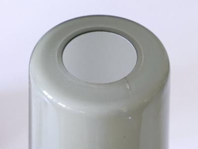  Vistosi Set of Two Elegant Mid Century Murano Glass Pendant Lamps by Vistosi Italy 1950s